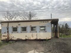 途中の歌内駅は、貨車を利用した駅でした。