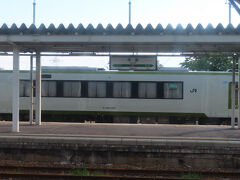 ＪＲ米坂線のキハが来ていました。