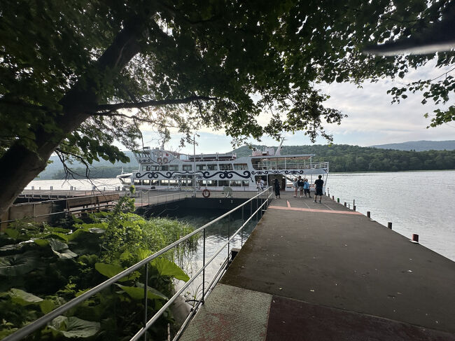 桟橋に戻ります。