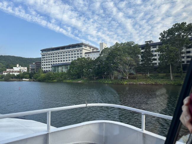 宿泊しているホテルが見えてきた。