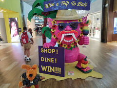 出国手続き後。免税店や飲食店あります。
ブランド物が並んでいますが、お客さんはほとんど入っていません。
バリ土産のお店もありますが、やっぱりなんでも高いです。