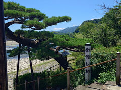 錦帯橋まで戻ってきました。１時間ごとの広島バスセンター行きのバスに乗れそうだと気づき、帰りは早足。出発時に滑り込み。１時間のバス旅。快晴でかなり暑いでしたが、岩国城からの景色も楽しめて、再訪して本当によかったと思いました。