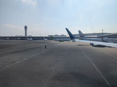 無事、セントレア中部国際空港に着陸