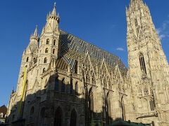 その後シュテファン大聖堂を見学。
1359年に65年がかりで完成した南塔の高さは136.7m。