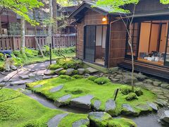 手入れされている綺麗な苔と、大きな木が植えてあり、とても落ち着く素敵な場所です

日陰なので、涼しいです♡