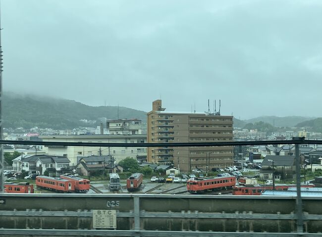 新山口<br />たらこちゃんは、今日も転車台の上で元気。