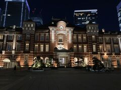 切符の変更もあったので、東京駅には少し早めに到着。
でも窓口がちょうど空いててあまり待たなかったので、出発まで少し時間ができました。
というわけで夜の東京駅を見に行こう。