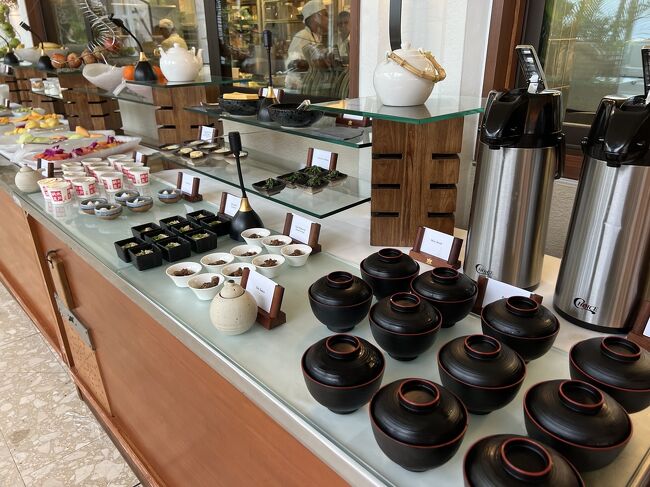 三井資本だけあって和食が充実した朝食