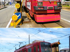 10:02　３分ほどで赤岩口停留増（終点）に着きました。※滞在時間は19分