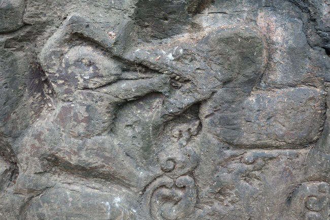 何かに「虎に右手を食われる男」と紹介されていたが、これが虎、なのかしら<br /><br />ここまで下手だと可愛いいな