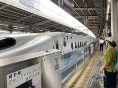 名古屋で「のぞみ」号に乗ろうとかと思いましたが、自由席は混んでいたのでそのまま「ひかり」で進みます。