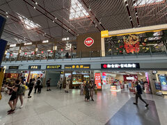 チェックインして北京首都国際空港を散策。