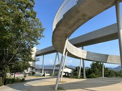 千光寺公園の展望台を下からのアングルで