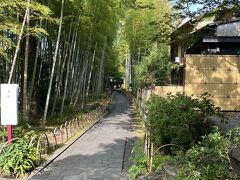 30分程で修善寺へ
街の端にある小山駐車場へ停め修善寺を少し散策
竹林の小径