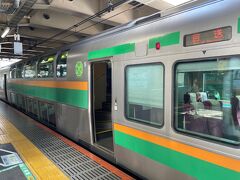 8時49分　上野駅に到着しました。ここで高崎行きに乗り換えます。少し時間があるので上野駅構内を散策しましたが、特に買わず。無印良品が構内にあるのにびっくりしました。