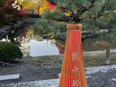 翌朝、ホテルから歩いて東寺へ
カバーを纏ったカラーコーンに京都感を感じます