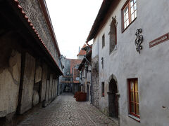 聖カタリーナ通り（Katariina käik / カタリーナ・カイック）は、タリン旧市街の中でも特に中世の雰囲気が色濃く残る、非常に美しい石畳の小道です。何度来ても、魅力的なスポットです。