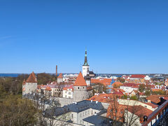 もう一度見ても全然飽きない光景です。
西洋独特の赤い屋根の建造物を一望できるのは楽しいです。