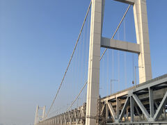 前日午後から出発して児島まで。