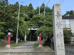 次に仙台東照宮から青葉神社に来ました

青葉神社は仙台藩初代藩主である伊達政宗公を祀る神社です
政宗公が権中納言に任じられた1月9日に例大祭が行われ、命日の5月25日にちなんで、5月の第3日曜日に青葉まつりが行われ、すずめ踊りが市中を彩ります