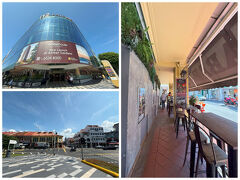 ジョー・チアットロードを歩くわよー♪
古いショップハウスや昔ながらの食堂など、所謂プラナカンなショップハウスが立ち並んでいるエリアを目指して歩きます。
まずは、大きな交差点に建つ、i12カトンというショッピングモールを目印にして。
このモールでは、サイゼリヤや一風堂が凄く目のつくところにあって、「わぁ～っ」てなった（笑）