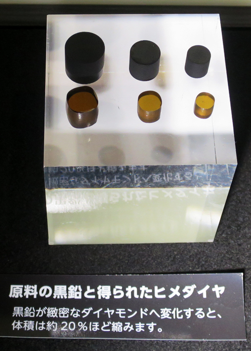 黒鉛からダイヤモンドを作るなんて、すごい発想。