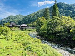 『大出公園』。

ここから大出吊橋越しに見える白馬三山が見事らしいので、はるばる歩いてきました。
