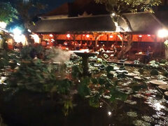 【ロータスカフェ】

ロータスカフェは入ったことはないが、昔から知っている。
池側の席からダンスが見えそう。

バリダンスをやっているな程度ならいいけど、本格的に見るには少し遠い。