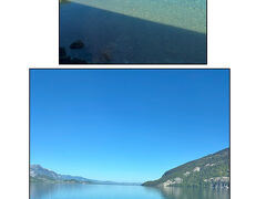 ９時40分」トゥ―ン湖。
透き通っていて湖面も穏やかで素敵な湖。