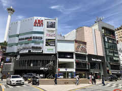 繁華街っぽいとこみたいです(釜山に関する予備知識一切なし)