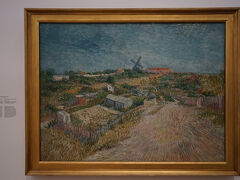 フィンセント・ファン・ゴッホ「モンマルトルの菜園」1887年 アムステルダム市立美術館
※本展での撮影ではありません。