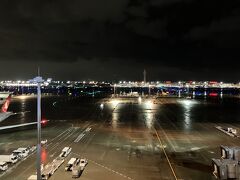 22時50分発のドーハ行き。昼は晴れていたし、余裕を持って羽田へと思っていたら、何やら外が騒がしい。窓の外を見てみると思わぬ豪雨。え～っ、極北の島に行くのでふだんより荷物が多くて、キャリー式のバックパックを用意していた。駅までは歩いて15分ほど。防水性のないバッグ、荷物が濡れてしまう