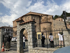 聖ソフィア教会
11世紀に建設された教会。オスマン帝国支配の時代にイスラム寺院となりフレスコ画は塗りつぶされたが、第二次世界大戦後に修復作業が行われ、再びその姿を現した。