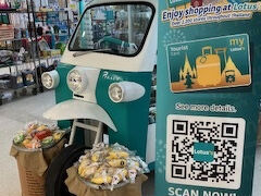 食後はスーパーマーケットの「Lotus」を散策。地元民向けの色合いが濃いお店ですが、こちらも改装されていて雰囲気が変わっていました。