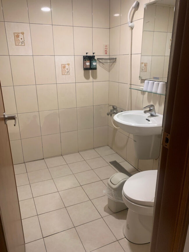 ホテルの浴室です