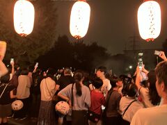 到着
場所でいうとネクスコの施設あたり

人がかなり多くて盛り上がっている