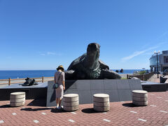 白馬を出発し日本海側へ出てまず向かったのは道の駅親不知ピアパーク。大きな亀さんが迎えてくれます。