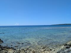 途中の塩川ビーチ付近では美しい海が眺められました！