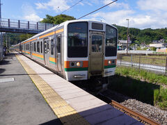 群馬原町10：33→渋川11：10　JR吾妻線　高崎行き
名胡桃城へ向かいます。