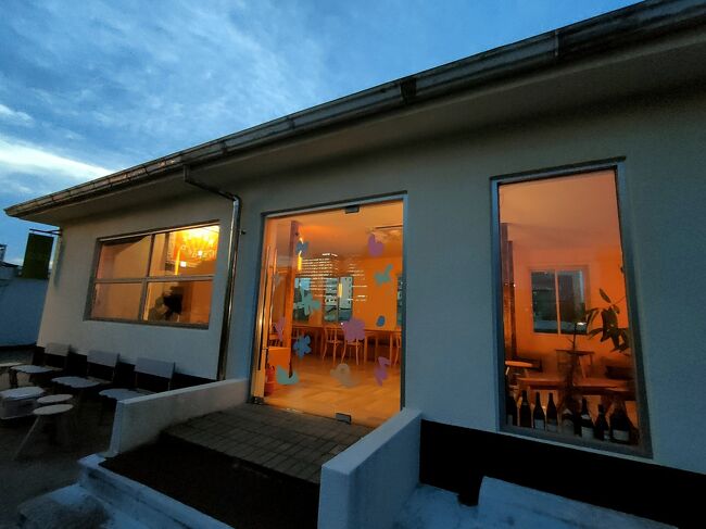 着いた！<br />広蔵市場の屋上にあります。<br /><br />https://maps.app.goo.gl/FgU8yFBSr9kd21Vm7