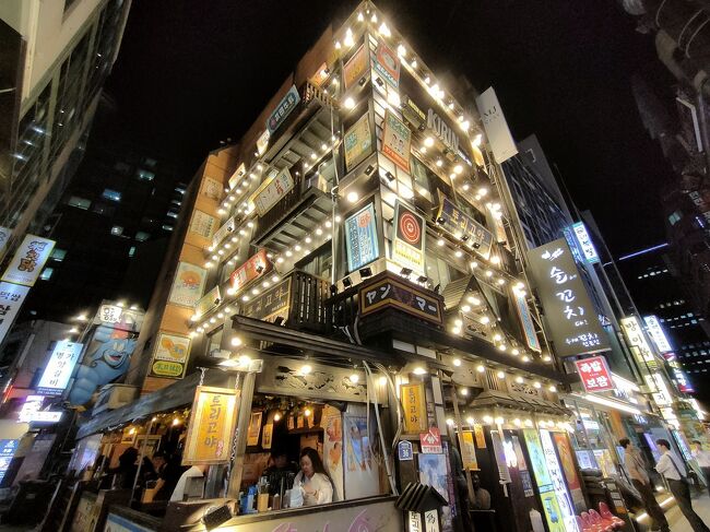 ミニ新宿って感じ。<br />鐘閣駅付近はビジネス街なので、仕事帰りな感じのサラリーマンがたくさんいました。<br />この観光地っぽくない飲み屋街、いいぞ！