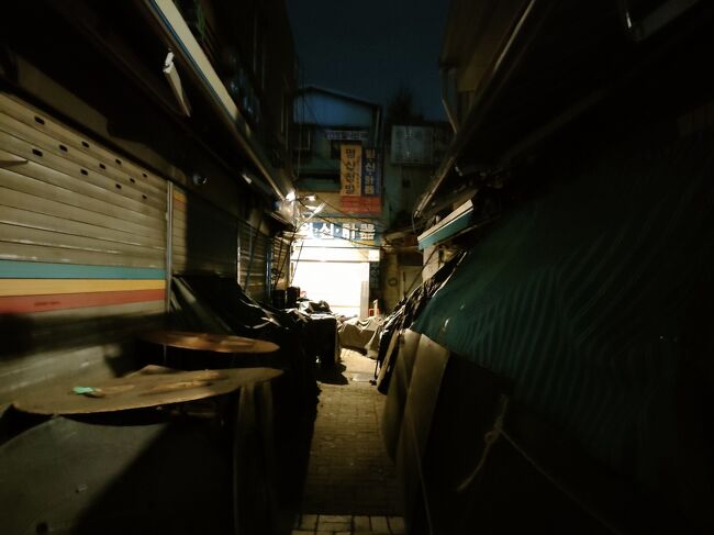 ホテル近くのどこかの路地。<br />鐘閣駅付近から歩いてホテルまで帰りました。<br />22時20分ぐらいに帰還！<br /><br />明日は最終日！もう最終日！早いなぁ。<br />おやすみなさい～。<br /><br />◯YouTube◯<br />https://youtube.com/@naotabi-vlog?si=PXzvgDGcX3cPNliX