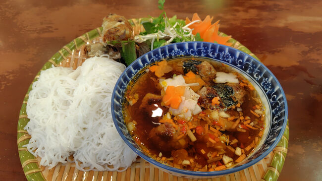 夕食、ブンチャー・ハノイ