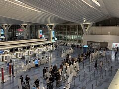 久しぶりの羽田からの国際線にウキウキして居た