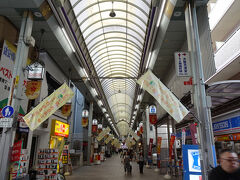 天神橋商店街の端をちょっとだけ歩き