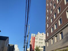 本日宿泊のホテル

この写真は翌日の朝です。。。。