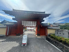 JR奈良駅のバス停からバスで約２０分。本日の最初の目的地である薬師寺に着きました。やはり、奈良駅徒歩圏内の東大寺や興福寺、春日大社よりも外国人観光客の姿は少なく、落ち着いて見学できました。