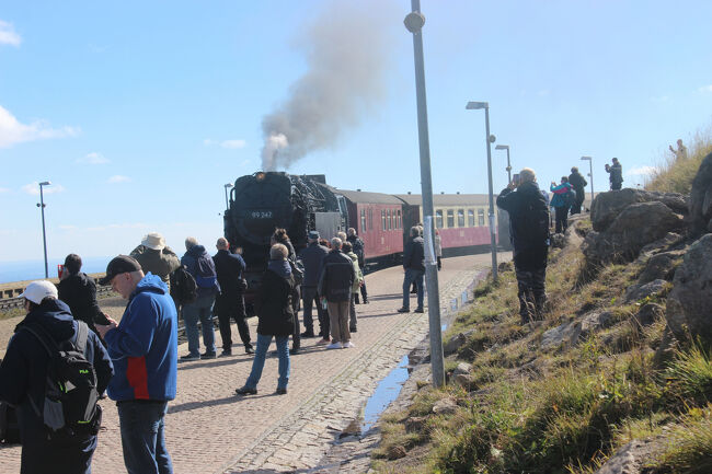 歩き回っているうちに、帰りの列車がやってきました。