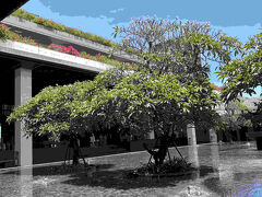 プラザレノンからチョコレート屋さんに戻り、無事、忘れ物のバッグを受け取りました。
運転手さんが電話しておいてくれたので、お店の人も、すぐにわかってくれたので、ありがたかったです。

その後、今日のメインイベントである、ケンピンスキーホテルのアフタヌーンティーに向かいます。
事前に、HISのオプショナルツアーで予約しておきました。

ホテルのエントランスロビー。