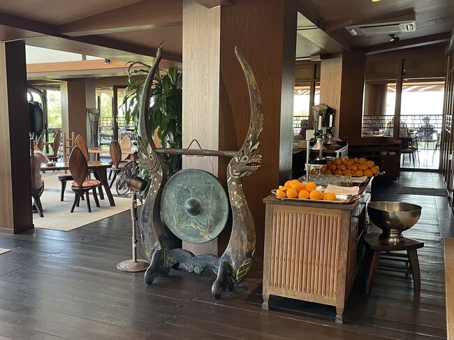 ルネッサンスと同じオレンジの生搾りがあります